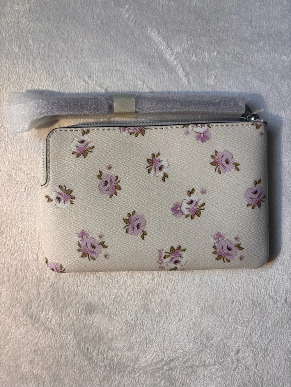 Coach Corner Zip Wristlet | Floral Print (CAL72)